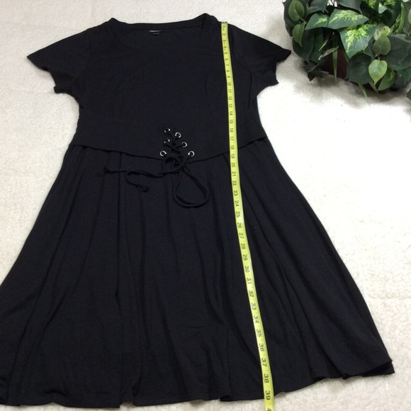 Torrid Shoe Lace Belt Waist Cap Sleeve Dress Sz ! - Picture 6 of 6